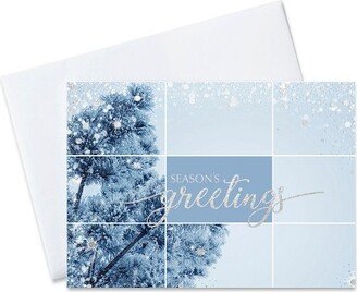CEO Cards Holiday Foil Printed Greeting Cards Box Set of 25 Cards & 26 Envelopes - H1703