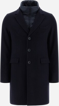 Diagonal Wool Coat-AB