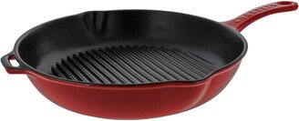 10In French Enameled Cast Iron Grill