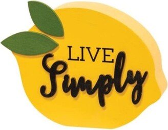 Live Simply Chunky Lemon - H- 4.75 in. W - 1.25 in. L - 6.25 in.