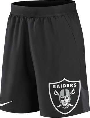 Men's Dri-FIT Stretch (NFL Las Vegas Raiders) Shorts in Black