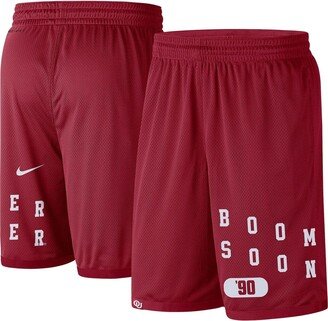 Men's Crimson Oklahoma Sooners Wordmark Performance Shorts