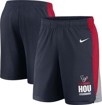 Men's Navy Houston Texans Broadcast Shorts