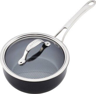 X Hybrid 2.5qt Nonstick Induction Saucier Pan with Lid Super Dark Gray