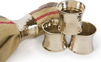 Metal Napkin Rings, Set of 4