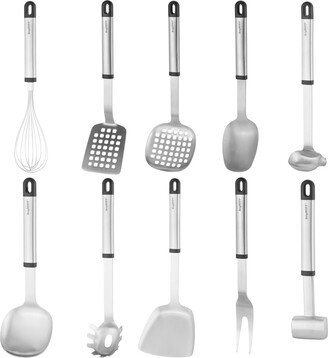 Essentials Collection 10-Pc. Stainless Steel Serving Utensil Set