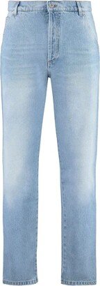 Cropped Straight Jeans