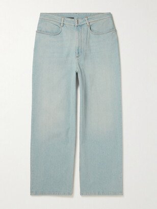 Wide-Leg Stretch-Denim Jeans