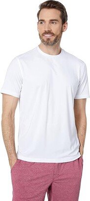 Runner Performance Work-Out T-Shirt (White) Men's Clothing