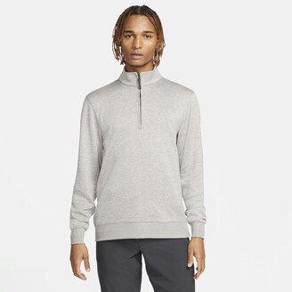 Men's Dri-FIT Player Half-Zip Golf Top in Grey