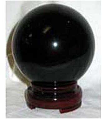 50mm Black crystal ball