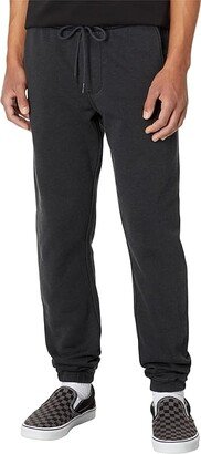 Solid Sets Eco Elastic Sweatpants (Black Heather) Men's Clothing