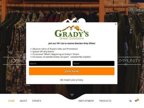Grady'S Great Outdoors Promo Codes & Coupons
