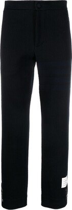 Cropped Pinstripe Trousers-AA