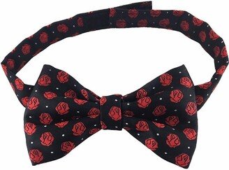 Masonic Rose Croix Polkadot Bow Tie With Red Logo