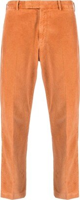 PT Torino Corduroy Tapered Cropped Trousers