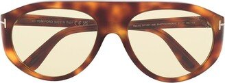 Tortoiseshell-Effect Sunglasses