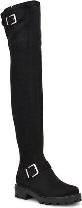 Women's Nans Lug Sole Casual Over the Knee Boots