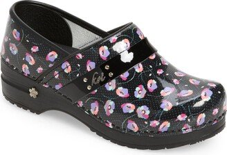 Dotted Poppies Clog