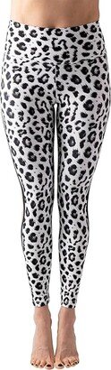 Venor White Leopard (White) Women's Casual Pants