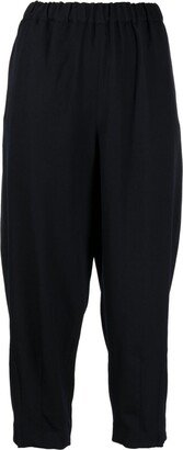 Cropped Tapered-Leg Trousers-AE