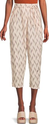 Wilmont Print Cropped Pants