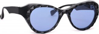 FACTORY900 Rf-063 - Black Sunglasses