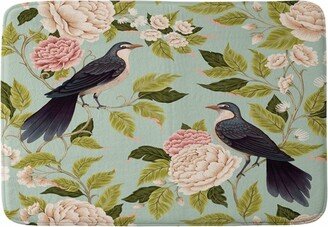 Avenie Natural Matter Bird Song Memory Foam Bath Mat