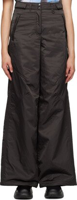 OPEN YY Brown Wide-Leg Trousers