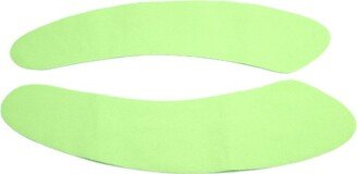 Unique Bargains Adhesive Soft Toilet Seat Cloth Cover Pad for Bathroom Close Stool Green 2pcs