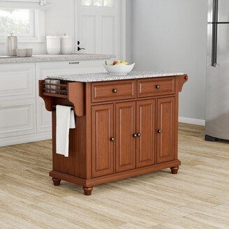 Crosley Furniture Cambridge Granite Top Full Size Kitchen Island/Cart - N/A