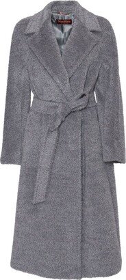 Double-Breasted Belted Coat-AL