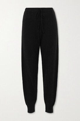 Working Girl Cashmere Track Pants - Black