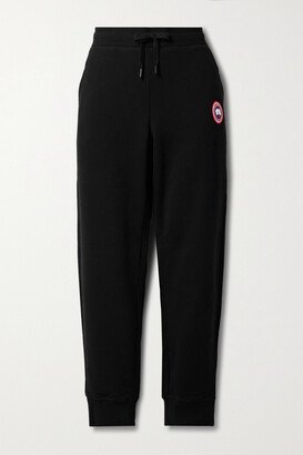 Muskoka Cotton-jersey Track Pants - Black