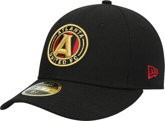 Men's Black Atlanta United Fc Primary Logo Low Profile 59FIFTY Fitted Hat