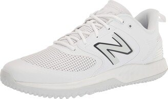 Men's Fresh Foam 3000V6 Synthetic Baseball Turf-Trainer Shoes White/White Medium 12.5