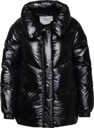 Aliquippa Black Nylon Puffer Jacket