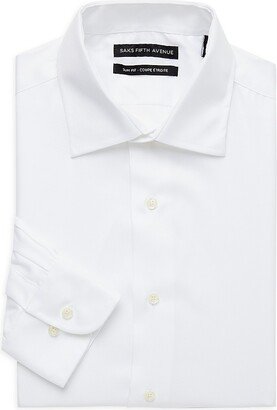 Saks Fifth Avenue Made in Italy Saks Fifth Avenue Men's Slim Fit Dress Shirt-AB