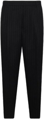 Striped Straight Leg Trousers-AB