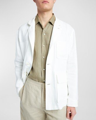 Men's Spagna Resort Linen Shirt Jacket