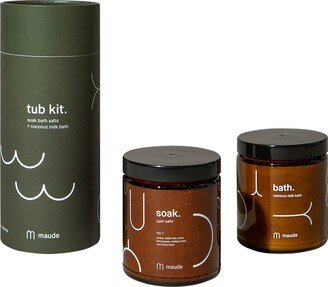 maude Tub Kit - mineral bath salt soak and coconut milk bath set