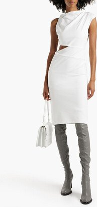 Et Ochs Chloe cutout gathered jersey dress