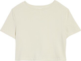 Cotton Jersey Super Crop T-Shirt