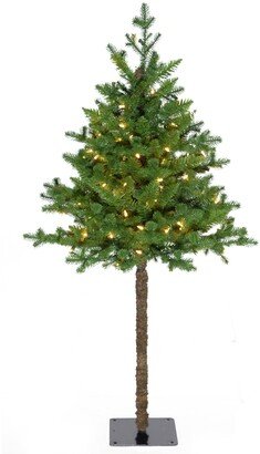 4' Prelit Balsam Christmas Tree with 100 Led Lights