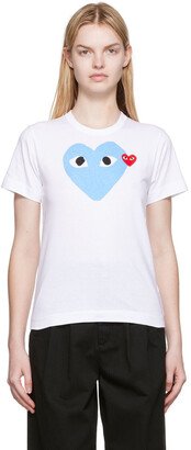 White Heart Patch T-Shirt-AA