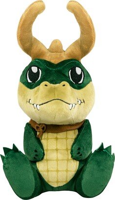 Bleacher Creatures Marvel Alligator Loki Kuricha Sitting Plush Toy- Soft Chibi Inspired Toy, 8