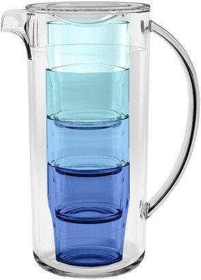 91 oz. Simple Stacked Nested Pitcher - 5-Piece Set