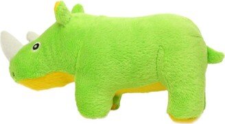 Mighty Jr Safari Rhinoceros Green, Dog Toy