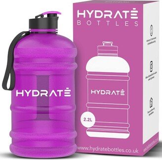 HYDRATE 74oz Jug Half Gallon Water Bottle, XL, Frosted Purple