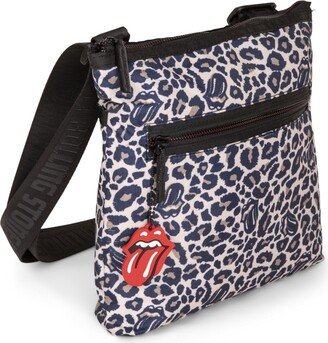 Rolling Stones Evolution Collection Crossbody Bag with Top Main Zippered Opening